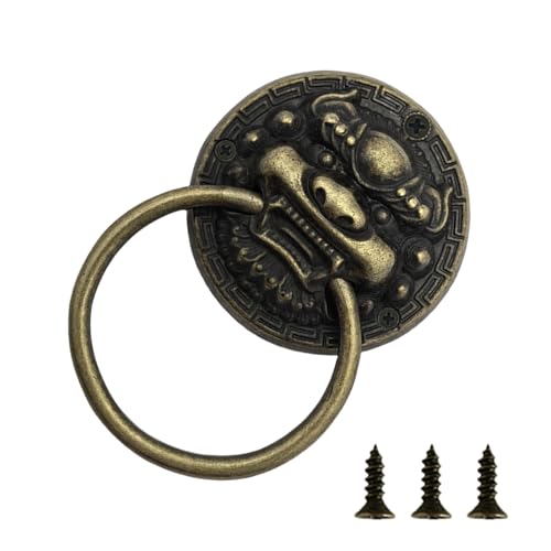 Asian Styles Kabinett Handle Ein Loch Installation Metall Verarbeitung Möbel Verbesserung Accessoire Dekorative Legierungen Schubladengriffe Für Möbel von Zkydhbd