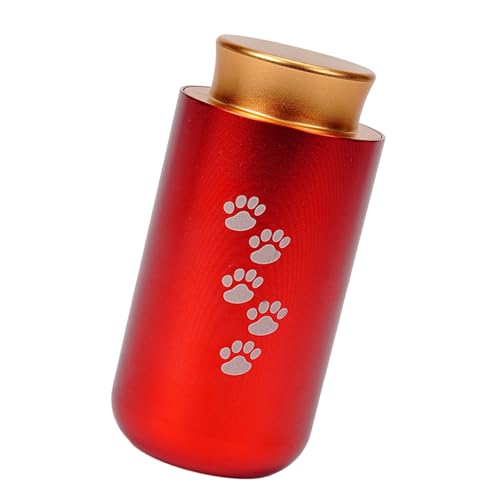 Zkydhbd Einfache Sargasche Asche Jar Gefäß Asche Für Haustier Urne Schnitzerei Memorial Kleines Glas Container Pet Memorial von Zkydhbd