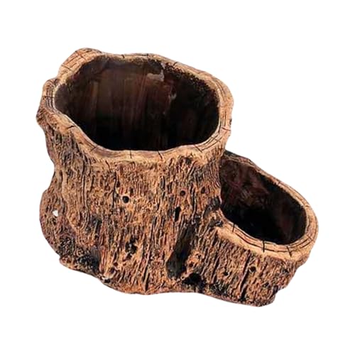 Zkydhbd Garten Vintage Wood Look Blumentöpfe Imitation Pflanzer Verbesserung Der Schönheit Der Pflanzen Für Sukkulenten Die Natürliche Ästhetische Baumstümpfe Verbessern Zkydhbd Garten Vintage Wood Look Blumentöpfe Imitation Pflanzer Verbesserung Der Schönheit Der Pflanzen Für Sukkulenten Die Natürliche Ästhetische Baumstümpfe Verbessern von Zkydhbd