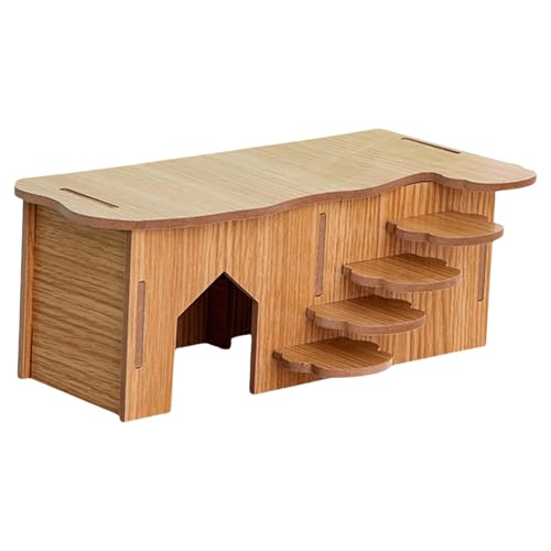 Zkydhbd Hamster Großes Haus Höhle Narural Holz Für Kleine Haustierspielhouse Mit Einfachem Zugang Großer Haus Atmungsaktives Lebensraum Zkydhbd Hamster Großes Haus Höhle Narural Holz Für Kleine Haustierspielhouse Mit Einfachem Zugang Großer Haus Atmungsaktives Lebensraum von Zkydhbd