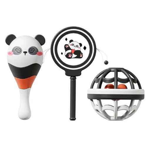 Zkydhbd Handheld Musikinstrument Cartoon Hand Bells Shaker Spielzeug Kognitive Stimulation Shaker Sensorisches Spielzeug Für Neugeborene Geschenk Vorschule Musik von Zkydhbd