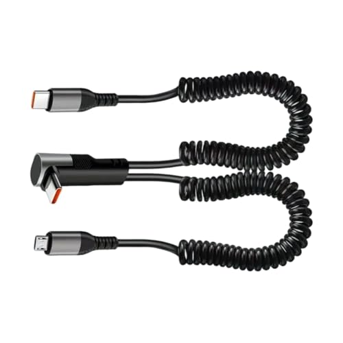 Zkydhbd Hocheffiziente Federladungskabel Doppelanschlüsse Für USB A Und Typ C Unterstützt 66W Schnelles Zkydhbd Hocheffiziente Federladungskabel Doppelanschlüsse Für USB A Und Typ C Unterstützt 66W Schnelles von Zkydhbd