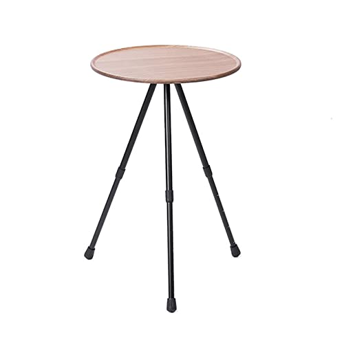 Zkydhbd Höhenverstellbarer Teleskoptisch Klapptisch Campingtisch Multifunktionaler runder Tisch Tisch für Outdoor Indoor von Zkydhbd