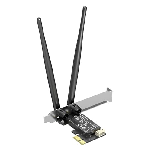 Zkydhbd Interner PCIe WiFi 6 AX900Mbit / S Kompatible 5.4-Netzwerkkarte Für Den Desktop PC Mit Zwei Band 900-Mbit/S Geschwindigkeit Zkydhbd Interner PCIe WiFi 6 AX900Mbit / S Kompatible 5.4-Netzwerkkarte Für Den Desktop PC Mit Zwei Band 900-Mbit/S Geschwindigkeit von Zkydhbd