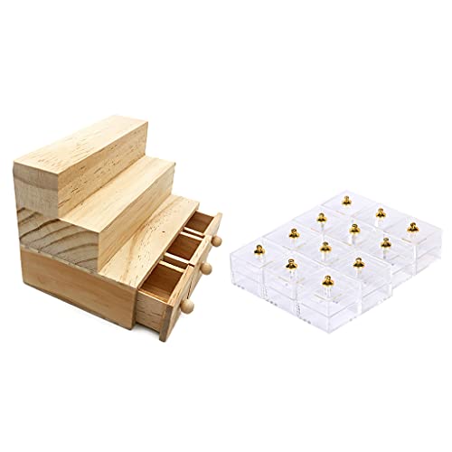 Zkydhbd Miniatur Supermarkt Holz Display Rack Plastikschokoladenbox Spielsachen von Zkydhbd