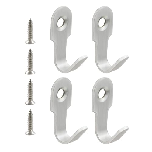 Zkydhbd Packung Mit 4 Tragbaren Edelstahl Kleiderhaken Rostfeste Und Robuste Für Hängende Handtücher Taschen Kleidung In Jedem Raum Verwenden Sie Badezimmertuchhaken Zkydhbd Packung Mit 4 Tragbaren Edelstahl Kleiderhaken Rostfeste Und Robuste Für Hängende Handtücher Taschen Kleidung In Jedem Raum Verwenden Sie Badezimmertuchhaken von Zkydhbd