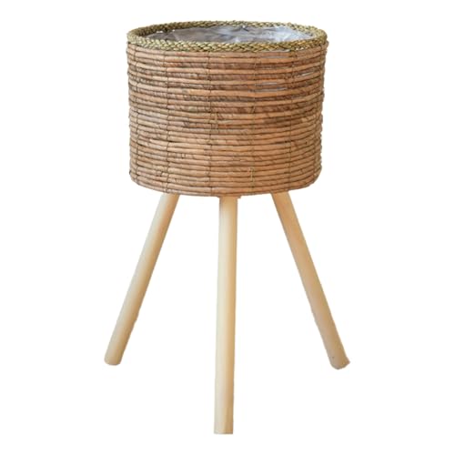 Zkydhbd Rattan Webing Plant Pots Behälter Handgewebte Und Lecksichere Gartenbehälter Für Innenhäuser Innenbereich von Zkydhbd