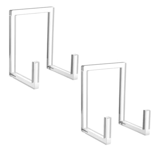 Zkydhbd Set Von 2 Vinyls Record Display Rack Clear Acryl Fotorahmen Stand Eundendeelhalter Für Wohnzimmer Schlafzimmerstudie Gebrauch von Zkydhbd