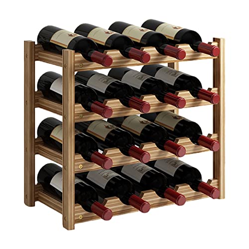 Zkydhbd Stehendes Weinregal aus Holz, 2/3/4 Etagen, Organizer, Zuhause, Party, Display, Halter, Regal, Dekoration, Weinzubehör, Holz-Weinregale für Boden Zkydhbd Stehendes Weinregal aus Holz, 2/3/4 Etagen, Organizer, Zuhause, Party, Display, Halter, Regal, Dekoration, Weinzubehör, Holz-Weinregale für Boden von Zkydhbd