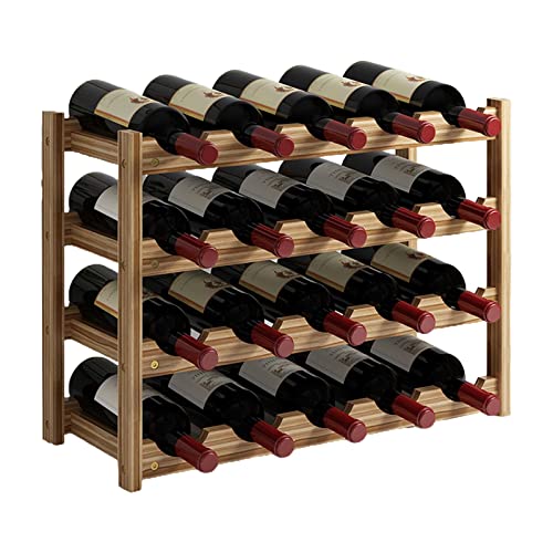 Zkydhbd Stehendes Weinregal aus Holz, 2/3/4 Etagen, Organizer, Zuhause, Party, Display, Halter, Regal, Dekoration, Weinzubehör, Holz-Weinregale für Boden Zkydhbd Stehendes Weinregal aus Holz, 2/3/4 Etagen, Organizer, Zuhause, Party, Display, Halter, Regal, Dekoration, Weinzubehör, Holz-Weinregale für Boden von Zkydhbd