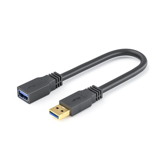 Zkydhbd USB3.0 Verlängerungskabel USB Verlängerungskabel Unterstützt Datenübertragung Und Ladekabel Perfekt Für Breite USB Geräte von Zkydhbd