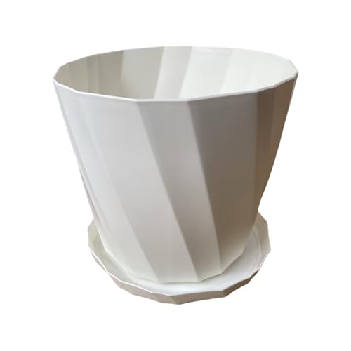 Zkydhbd Weiße Töpfe Atmungsaktive Staues Art Century Plant Pflanzer Büro Home Decors Einfache Atmungsaktive Modell Schreibtisch Dekoration von Zkydhbd