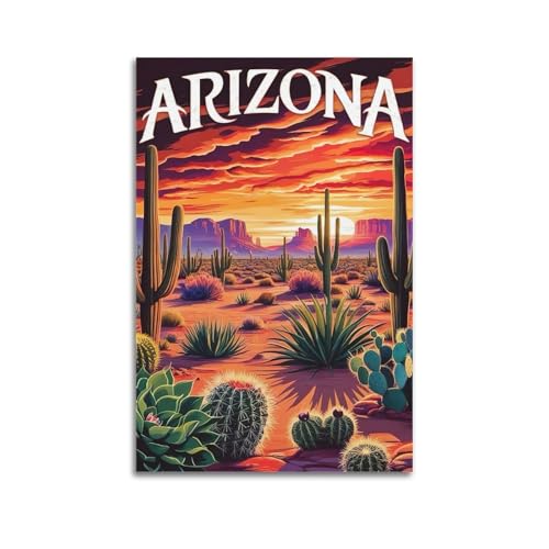 ZlXXYZ Wandposter auf Leinwand, Motiv: moderne Familie, Motiv: Arizona, Wüstenlandschaft, Reisen, Kunstmalerei, 20 x 30 cm, ungerahmter Stil ZlXXYZ Wandposter auf Leinwand, Motiv: moderne Familie, Motiv: Arizona, Wüstenlandschaft, Reisen, Kunstmalerei, 20 x 30 cm, ungerahmter Stil von ZlXXYZ