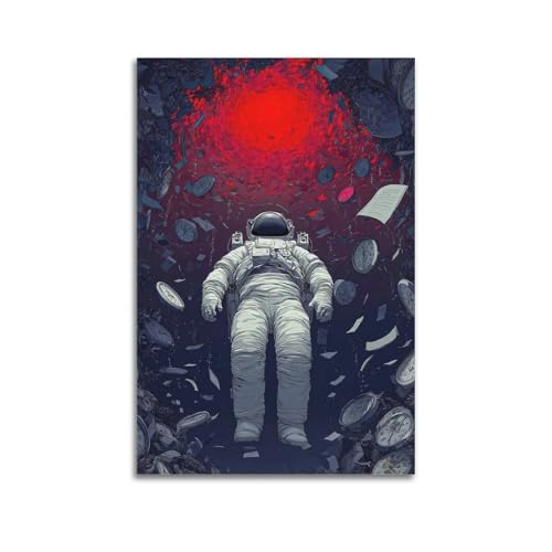 ZlXXYZ Wandposter auf Leinwand, modernes Familienbild, Fi-Poster, Astronaut in der Zeit, Vortex, surreale Kunstmalerei, 20 x 30 cm, ungerahmter Stil ZlXXYZ Wandposter auf Leinwand, modernes Familienbild, Fi-Poster, Astronaut in der Zeit, Vortex, surreale Kunstmalerei, 20 x 30 cm, ungerahmter Stil von ZlXXYZ