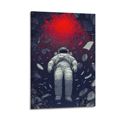 ZlXXYZ Wandposter auf Leinwand, modernes Familienkunst, Fi-Poster, Astronaut in der Zeit, Vortex, surreales Kunstgemälde, 30 x 45 cm, Rahmenstil ZlXXYZ Wandposter auf Leinwand, modernes Familienkunst, Fi-Poster, Astronaut in der Zeit, Vortex, surreales Kunstgemälde, 30 x 45 cm, Rahmenstil von ZlXXYZ