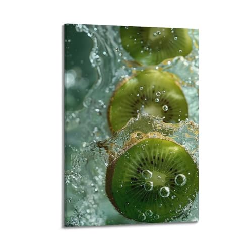 ZlXXYZ Wandposter auf Leinwand, modernes Familienkunst, frisches Poster, Kiwis im Wasser, erfrischendes und dynamisches dekoratives Gemälde, 20 x 30 cm, Rahmenstil ZlXXYZ Wandposter auf Leinwand, modernes Familienkunst, frisches Poster, Kiwis im Wasser, erfrischendes und dynamisches dekoratives Gemälde, 20 x 30 cm, Rahmenstil von ZlXXYZ