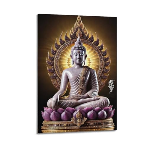 ZlXXYZ Wandposter auf Leinwand, modernes Familienkunst, kunstvolle Buddha-Statue, heilige Kunst, Gemälde, 20 x 30 cm, Rahmenstil ZlXXYZ Wandposter auf Leinwand, modernes Familienkunst, kunstvolle Buddha-Statue, heilige Kunst, Gemälde, 20 x 30 cm, Rahmenstil von ZlXXYZ