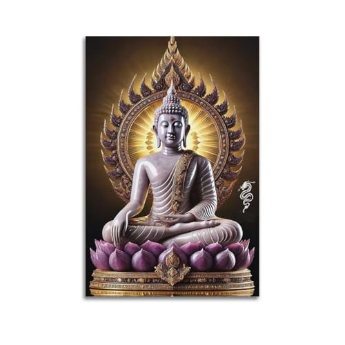 ZlXXYZ Wandposter auf Leinwand, modernes Familienkunst, kunstvolle Buddha-Statue, heilige Kunst, Gemälde, 20 x 30 cm, ungerahmter Stil ZlXXYZ Wandposter auf Leinwand, modernes Familienkunst, kunstvolle Buddha-Statue, heilige Kunst, Gemälde, 20 x 30 cm, ungerahmter Stil von ZlXXYZ