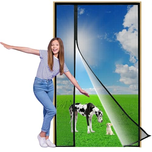 Seitliche Öffnung Magnet Fliegengitter Tür, 105x265 cm Rechten/Linken Öffnungs Insektenschutz Balkontür, Fliegengittertür Ohne Bohren, Automatisch Verschließen Moskitonetz Für Balkontür Schwarz Seitliche Öffnung Magnet Fliegengitter Tür, 105x265 cm Rechten/Linken Öffnungs Insektenschutz Balkontür, Fliegengittertür Ohne Bohren, Automatisch Verschließen Moskitonetz Für Balkontür Schwarz von Zlhloj
