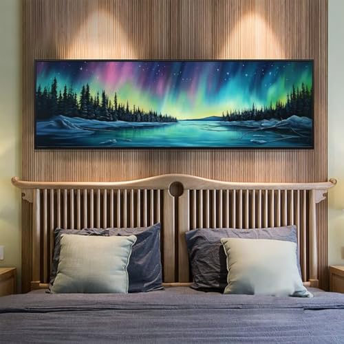 Diamond Painting Landschaft Diamant Painting Bilder Erwachsene/Kinder, 39.3x106.2 Inch/100x270 cm Groß xxl 5D Diamond Painting Aurora für Wand Deko, DIY Stickerei Diamant Kunst Set für Home Décor Diamond Painting Landschaft Diamant Painting Bilder Erwachsene/Kinder, 39.3x106.2 Inch/100x270 cm Groß xxl 5D Diamond Painting Aurora für Wand Deko, DIY Stickerei Diamant Kunst Set für Home Décor von Znnegxiia