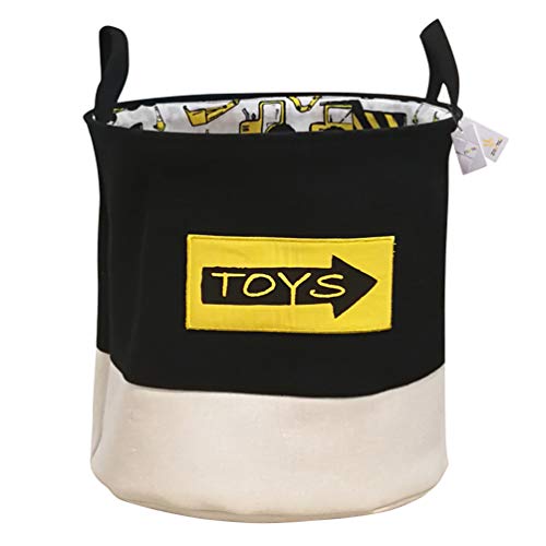 Znvmi Faltbare Kinder Aufbewahrung Korb Spielzeugkiste Kinderzimmer Kleidung Wäschekorb Große Aufbewahrungsbox mit Griffen - TOYS von Znvmi