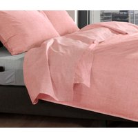 ZO HOME Bettlaken "Lino" Laken aus 100% Baumwolle, Linen-look Print, Betttuch ab 90x200 von Zo Home