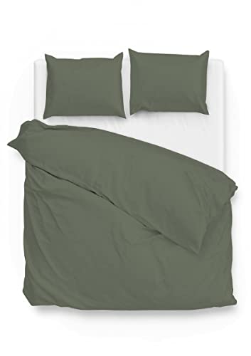 Zo!Home Bettbezug, Army Green, 200x220 von Zo!Home