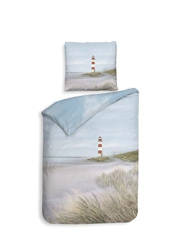Zo!Home Bettwäsche »Renforcé« 100% Baumwolle | Reißverschluss | 135x200 & 80x80 | Leuchtturm Zo!Home Bettwäsche »Renforcé« 100% Baumwolle | Reißverschluss | 135x200 & 80x80 | Leuchtturm von Zo!Home