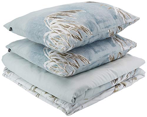 Zo.Home Alice Bettbezug 100% Baumwolle Satin blau 240 x 220 cm 1,0 Stück von Zo!Home