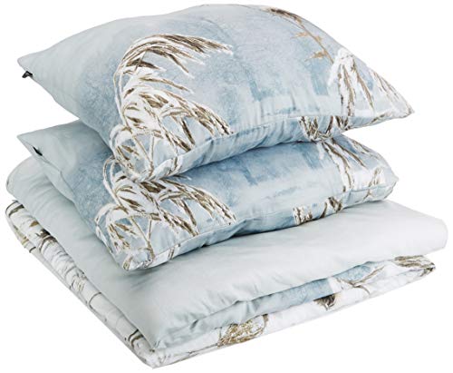 Zo.Home Bettbezug 100% Baumwolle Satin blau 200 x 220 cm 1,0 Stück von Zo!Home