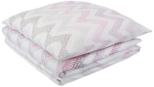 Zo.Home Sally Duvet Cover, 100% Cotton, Pink, 155x220 cm, 1.0 Pieces von Zo!Home