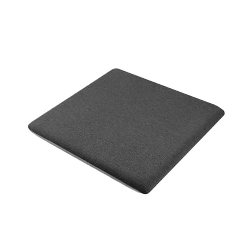 Latexkissen, Allwetter-Sitzstütze for sitzende und waschbare quadratische Kissen, lindert schmerzende Gesäßkissen (Color : Dark Gray, Size : 40x40x4cm) von ZoCKZ