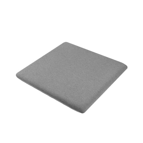 Latexkissen, Allwetter-Sitzstütze for sitzende und waschbare quadratische Kissen, lindert schmerzende Gesäßkissen (Color : Light Gray, Size : 40x40x4cm) von ZoCKZ