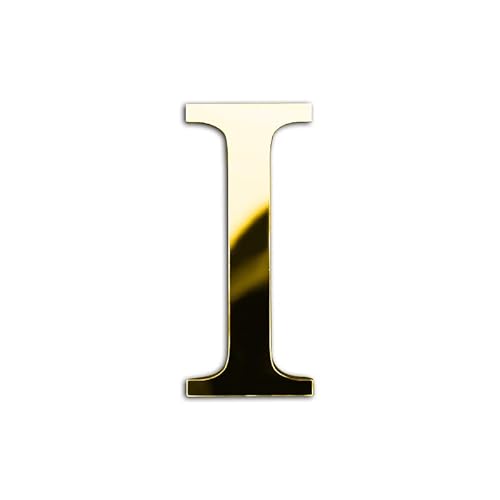 ZoTuoART 3D Gold Verdickung Acryl Spiegel Buchstaben - kostenlose Kombination Selbstklebend - DIY Sicherheit Unzerbrechlich Spiegel Wandaufkleber Dekor Buchstabe I ZoTuoART 3D Gold Verdickung Acryl Spiegel Buchstaben - kostenlose Kombination Selbstklebend - DIY Sicherheit Unzerbrechlich Spiegel Wandaufkleber Dekor Buchstabe I von ZoTuoART