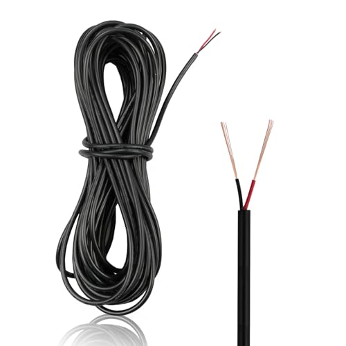 ZoZoMaiy 10 Meter Erdkabel 2 Adriges Kabel Feuchtraumkabel Flachkabel 300V Litzenkabel 22AWG Rundkabel Schwarz Led Kabel 2 Adrig Klingeldraht PVC Elektrischer Draht Durchmesser 3,5 mm ZoZoMaiy 10 Meter Erdkabel 2 Adriges Kabel Feuchtraumkabel Flachkabel 300V Litzenkabel 22AWG Rundkabel Schwarz Led Kabel 2 Adrig Klingeldraht PVC Elektrischer Draht Durchmesser 3,5 mm von ZoZoMaiy