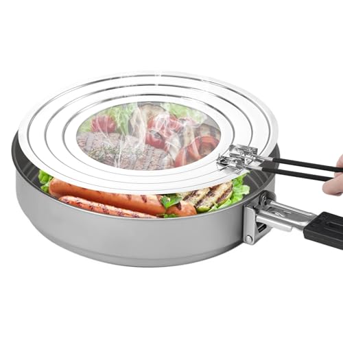 Zocipro Pfannen Spritzschutz, Spritzschutz für Pfannen mit Ø 20, 24 und 28 cm, Pfannensprizzschutz mit klappbarem Griff, Verhindert Fettspritzer beim Kochen Zocipro Pfannen Spritzschutz, Spritzschutz für Pfannen mit Ø 20, 24 und 28 cm, Pfannensprizzschutz mit klappbarem Griff, Verhindert Fettspritzer beim Kochen von Zocipro