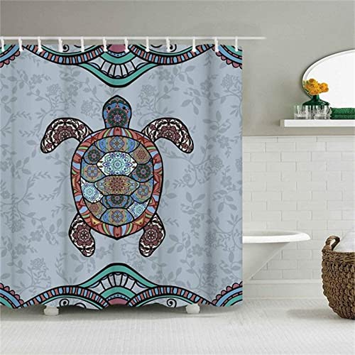 Duschvorhang W180cm x L210cm Böhmisch Tu Duschvorhang Waschbar Antischimmel Wasserdicht Textil Duschvorhang Set Badewannenvorhang mit 12 C-Ringe, Outdoor Vorhang Extra Lange Gardinen Duschvorhänge Duschvorhang W180cm x L210cm Böhmisch Tu Duschvorhang Waschbar Antischimmel Wasserdicht Textil Duschvorhang Set Badewannenvorhang mit 12 C-Ringe, Outdoor Vorhang Extra Lange Gardinen Duschvorhänge von Zocunzi
