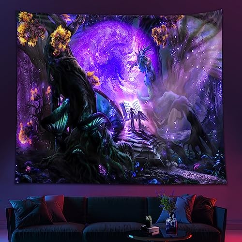 Zodight Teleportation Tür Wandteppich, Fantastisches Abenteuer in einer Welt voller Purpurner Magie Tapestry, Grimoire Tapisserie Wandbehang für Wanddeko Schlafzimmer Zodight Teleportation Tür Wandteppich, Fantastisches Abenteuer in einer Welt voller Purpurner Magie Tapestry, Grimoire Tapisserie Wandbehang für Wanddeko Schlafzimmer von Zodight