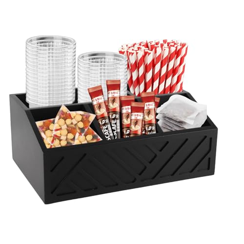 ZoeQide Kaffee Station Organizer Holz mit 5 Fächern – Kaffeekapselhalter & Becher‑Organizer für Theke, Coffee Bar & Büro – Kaffee Zubehör Aufbewahrung aus massivem Holz ZoeQide Kaffee Station Organizer Holz mit 5 Fächern – Kaffeekapselhalter & Becher‑Organizer für Theke, Coffee Bar & Büro – Kaffee Zubehör Aufbewahrung aus massivem Holz von ZoeQide
