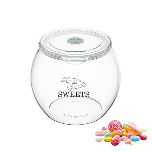 ZoeQide Keksdose mit Deckel aus Kunststoff – Luftdichter Keksbehälter 2,2 L für Kekse, Snacks, Bonbons & Trockenfrüchte – BPA-freie Vorratsdose durchsichtig mit Gummiring von ZoeQide