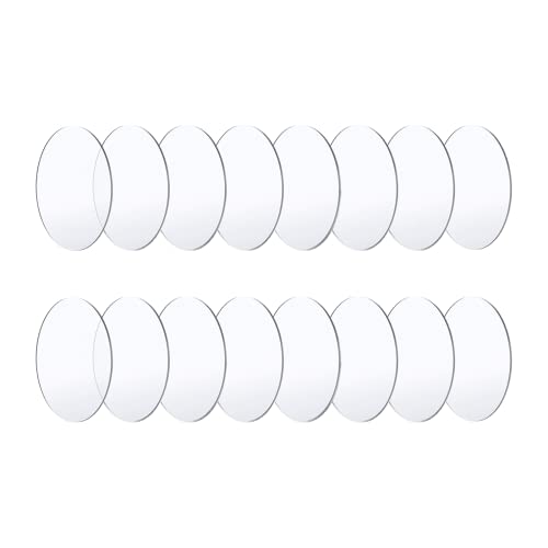 16 Stück Klare Acrylplatten, Runde Acrylscheiben, Transparent, 0,2 cm dick, Verwendung für DIY Bilderrahmen, Gemälde, DIY Basteln, Scrapbooking Display, Durchmesser 7,5 cm 16 Stück Klare Acrylplatten, Runde Acrylscheiben, Transparent, 0,2 cm dick, Verwendung für DIY Bilderrahmen, Gemälde, DIY Basteln, Scrapbooking Display, Durchmesser 7,5 cm von ZoeTekway