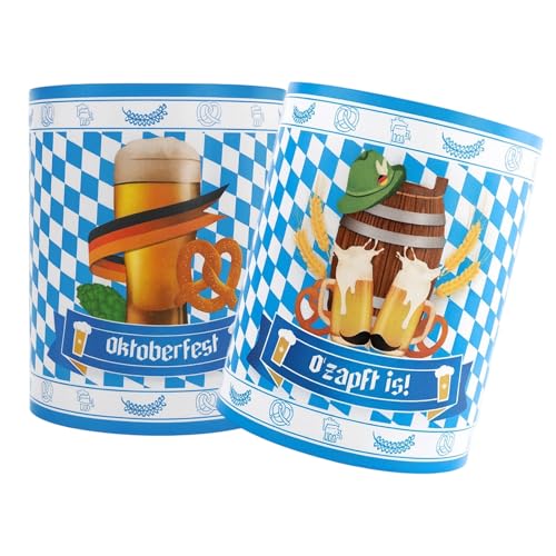 Oktoberfest Deko, 12 Stück Windlicht Tischdeko Oktoberfest Bayrische Deko Oktoberfest Party Windlichter Tischdeko Bayern Deko für Teelichter oder Kerzen Oktoberfest Deko, 12 Stück Windlicht Tischdeko Oktoberfest Bayrische Deko Oktoberfest Party Windlichter Tischdeko Bayern Deko für Teelichter oder Kerzen von ZoeWei