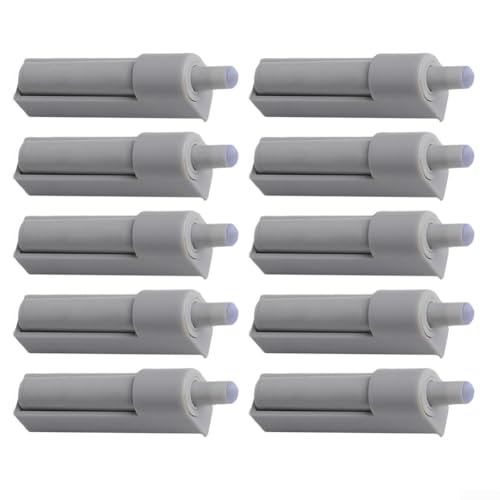 10 Stück Möbeltürdämpfer mit sanftem Schließen Nachrüstung und Drucktüröffner, um Türzuschlagen und Möbelschäden zu verhindern (D-19) von Zoegneer