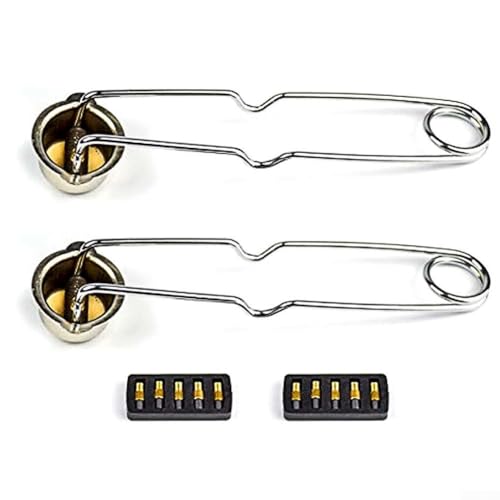 2 Stück runde Spitze Zündgeräte mit 10 Feuersteinen Taschenlampe Schweißzünder für Survival und Camping 2 Stück runde Spitze Zündgeräte mit 10 Feuersteinen Taschenlampe Schweißzünder für Survival und Camping von Zoegneer