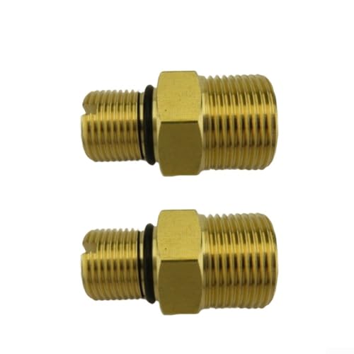 2 Stück für Hochdruckreiniger-Auslaufadapter M22 auf 38 mit vorinstallierter O-Ring-Dichtung für Auslaufschutz und einfache Installation 2 Stück für Hochdruckreiniger-Auslaufadapter M22 auf 38 mit vorinstallierter O-Ring-Dichtung für Auslaufschutz und einfache Installation von Zoegneer