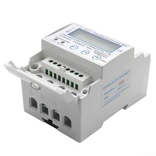 3 Phasen 4 Drähte Energiezähler RS485 Schienentyp Intelligente Gebührengesteuerte Energiezähler LCD Display Schienenkarte Meter von Zoegneer