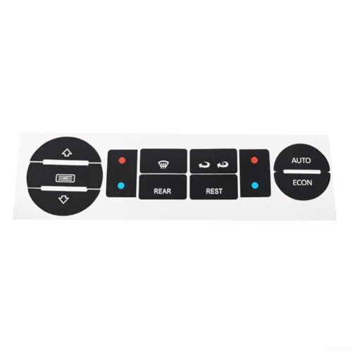 Aufkleber für T5 für T6 Clima Button zur Reparatur mit schwarz-weißem Design Aufkleber für T5 für T6 Clima Button zur Reparatur mit schwarz-weißem Design von Zoegneer