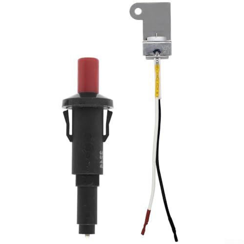Gasbrenner Zündsatz für Weber Q300 Q3000 Kompatibel mit Q300 Gasgrill inkl. Druckknopfzündung und Verkabelung von Zoegneer
