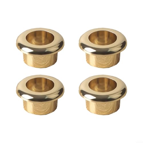 Kabeldurchführung, ABS-Abdeckungen zum Aufräumen von Büro- oder Heimschreibtischen, goldfarben, 18 mm, 4 Stück Kabeldurchführung, ABS-Abdeckungen zum Aufräumen von Büro- oder Heimschreibtischen, goldfarben, 18 mm, 4 Stück von Zoegneer