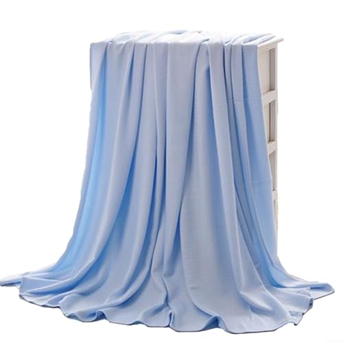 Kühlende Sommerdecke, atmungsaktives Fasermaterial, perfekt für Betten und Sofas bei heißem Wetter (150 x 200 cm, Blau) von Zoegneer